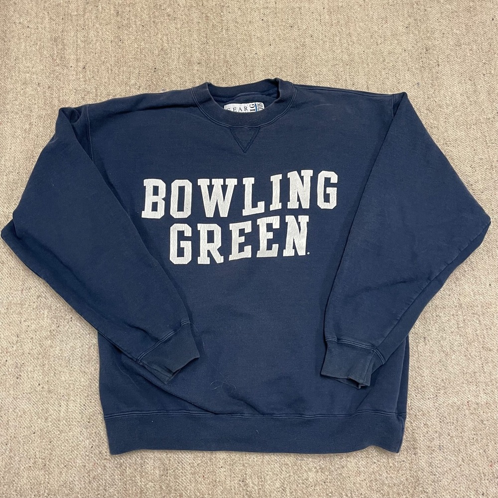 Vintage Bowling Green Sweatshirt Men Medium Blue‎ 1990s Gear